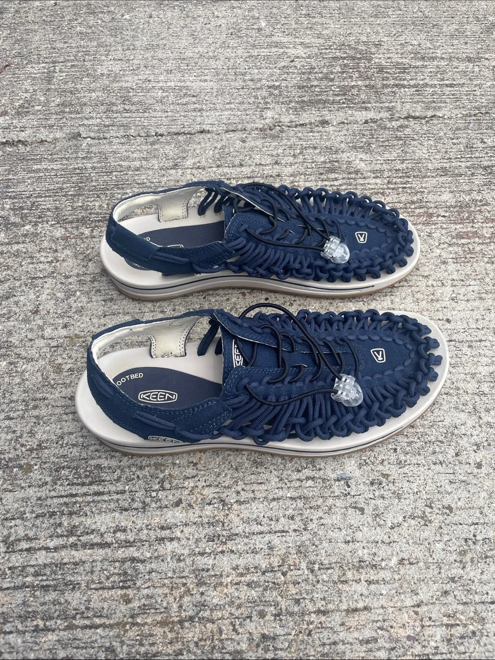 Keen Men's Navy Woven Rope Sandals